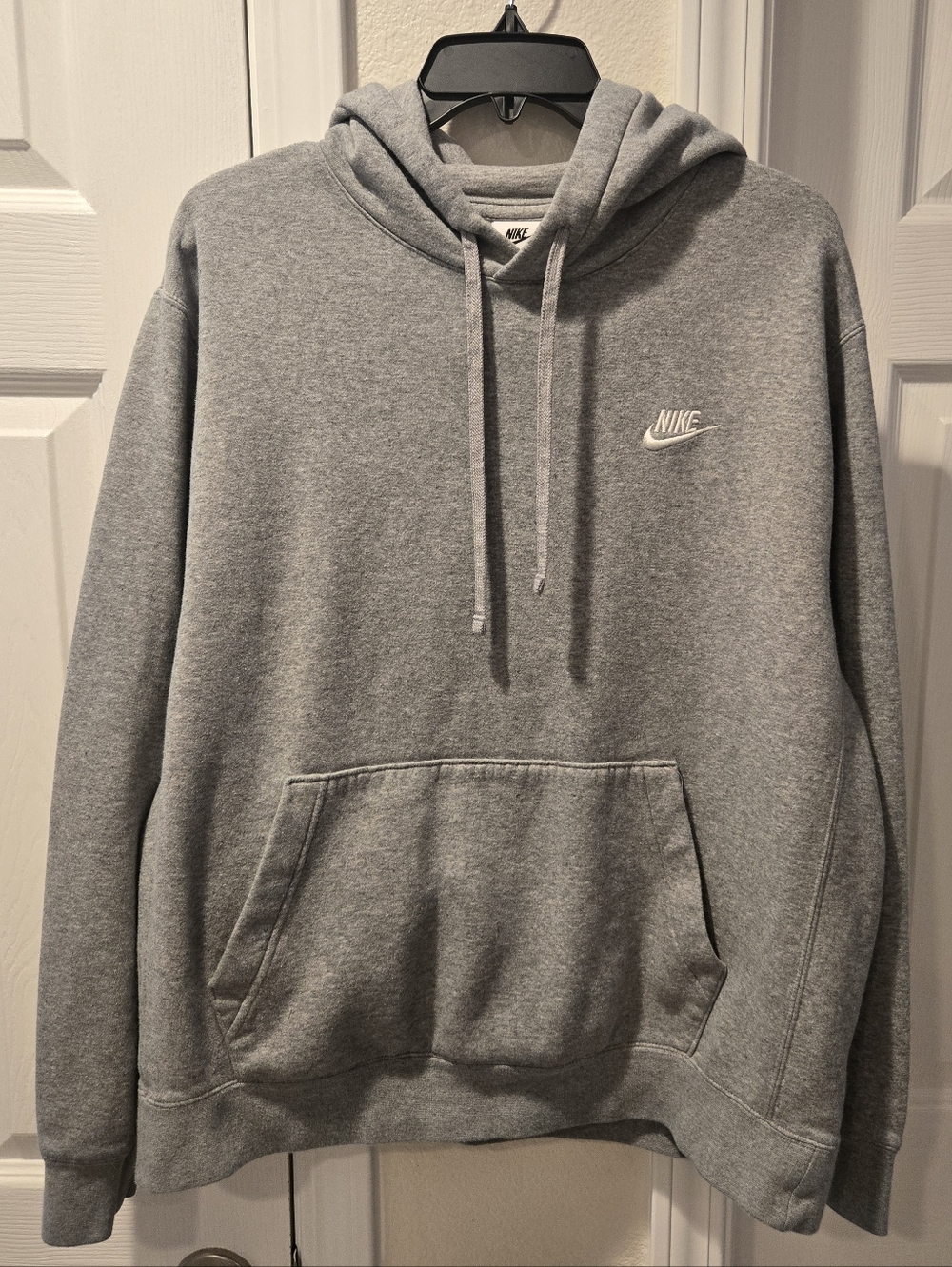 Nike Grey Hooded Pullover Sweatshirt